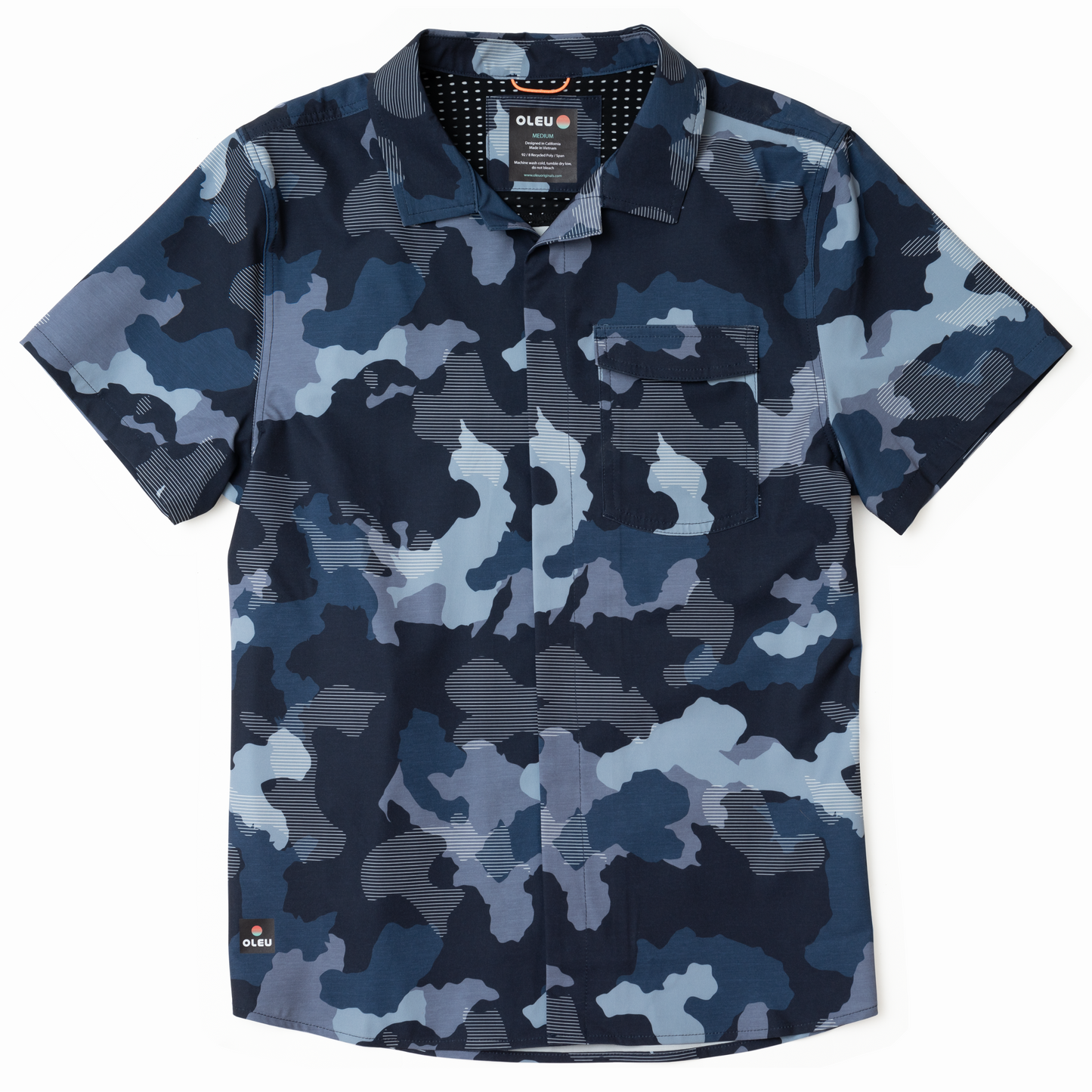 Neptune UPF50+ Boardshirt - Sea Camo Marine