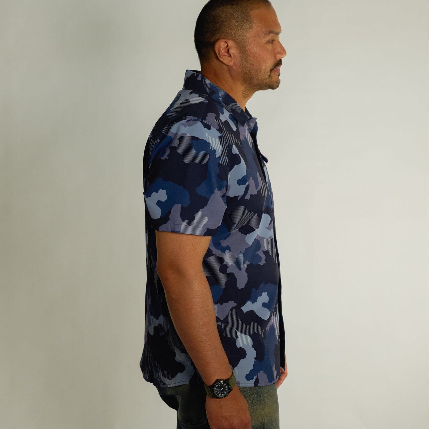 Neptune UPF50+ Boardshirt - Sea Camo Marine