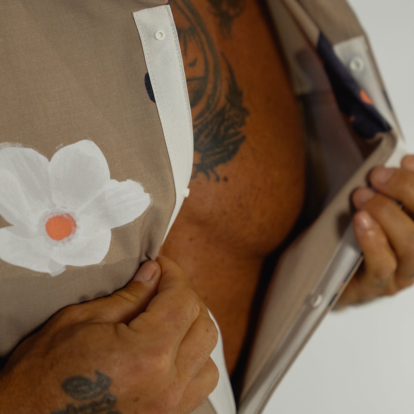 Neptune UPF50+ Boardshirt - Floaters Dark Sand