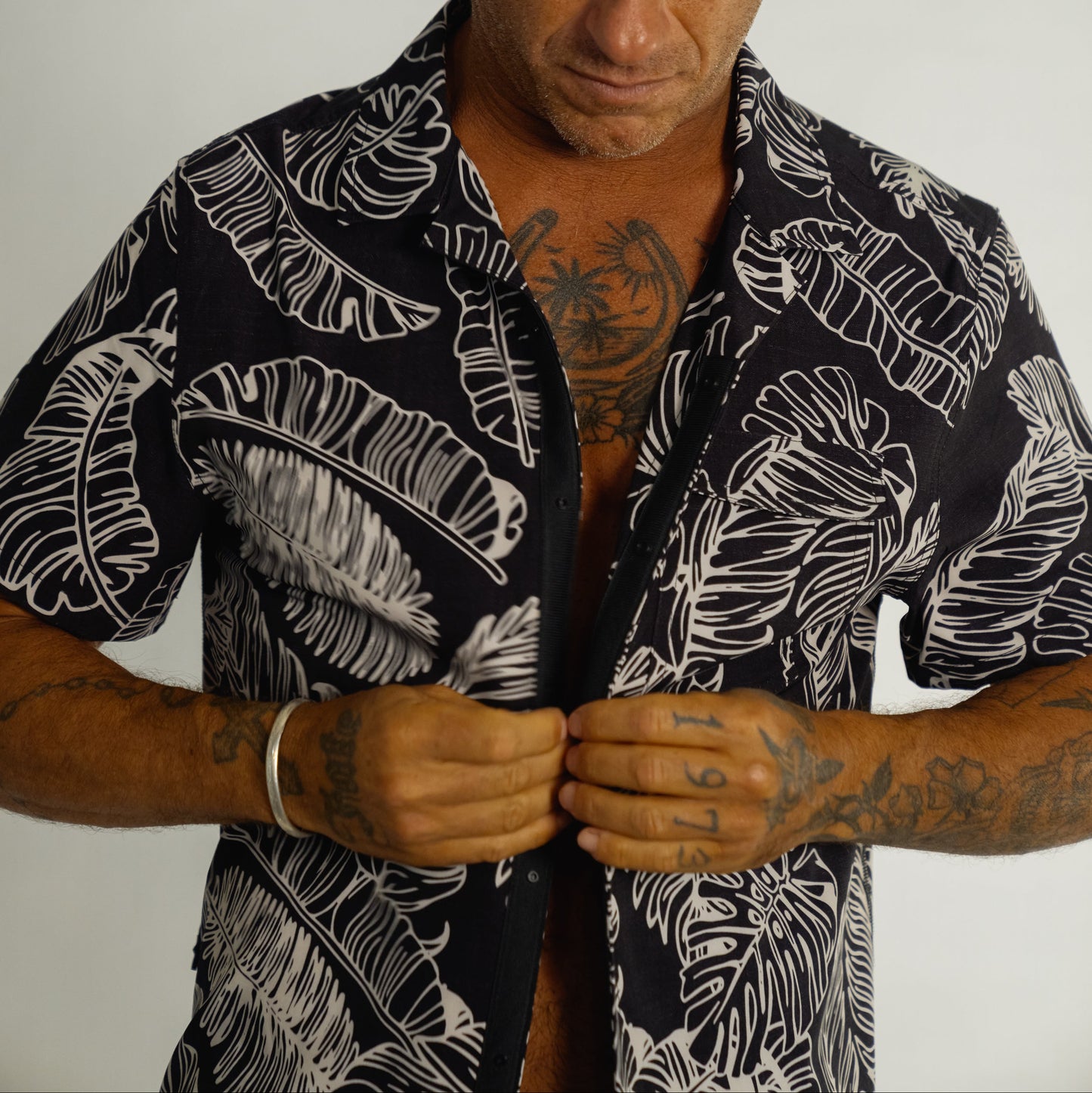 Neptune UPF50+ Boardshirt - Rainforest Jet