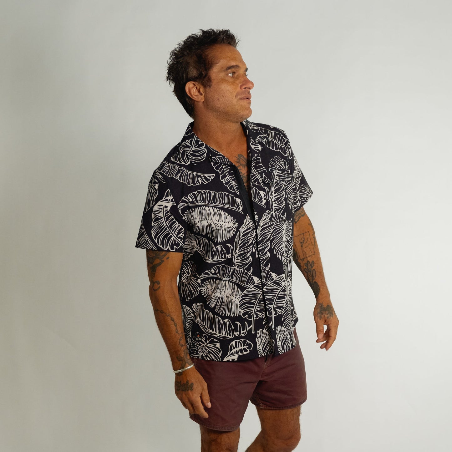 Neptune UPF50+ Boardshirt - Rainforest Jet