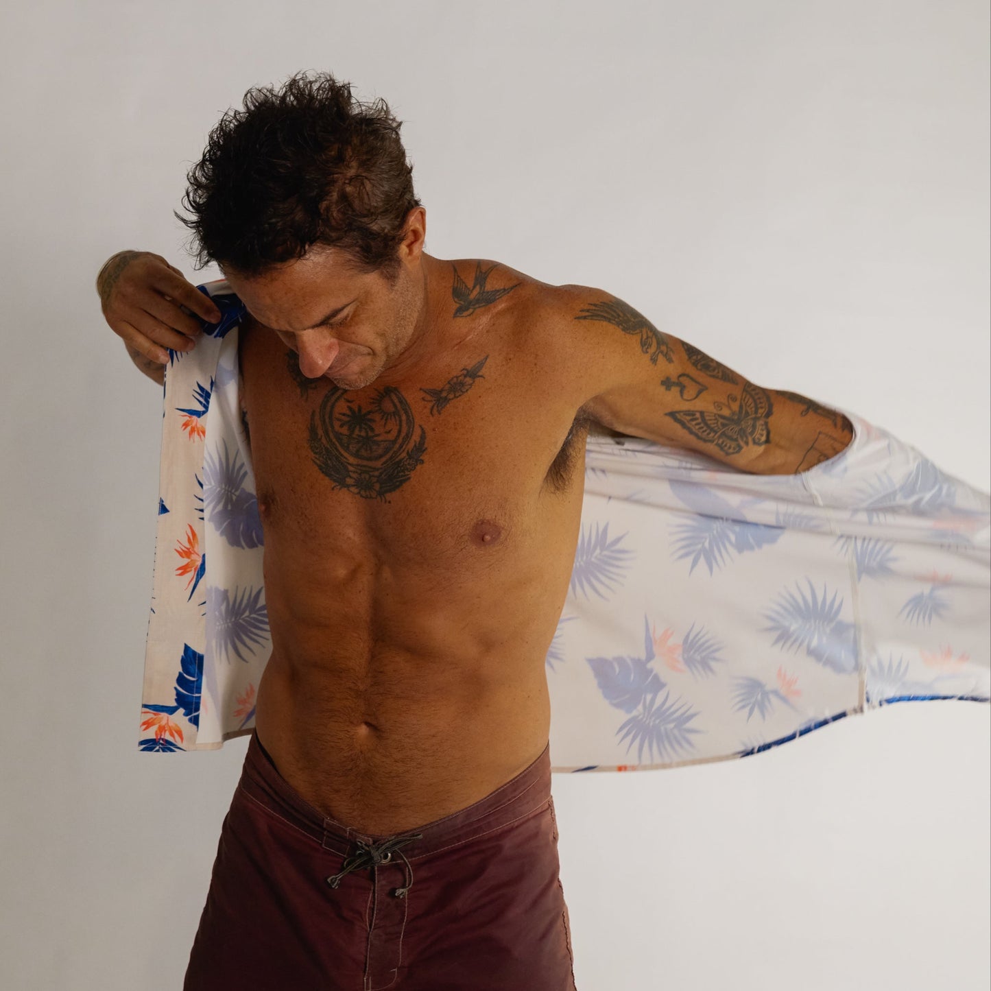 Neptune UPF50+ Boardshirt - Paradise Shell