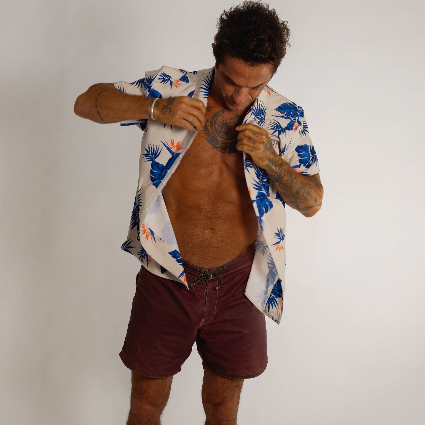 Neptune UPF50+ Boardshirt - Paradise Shell