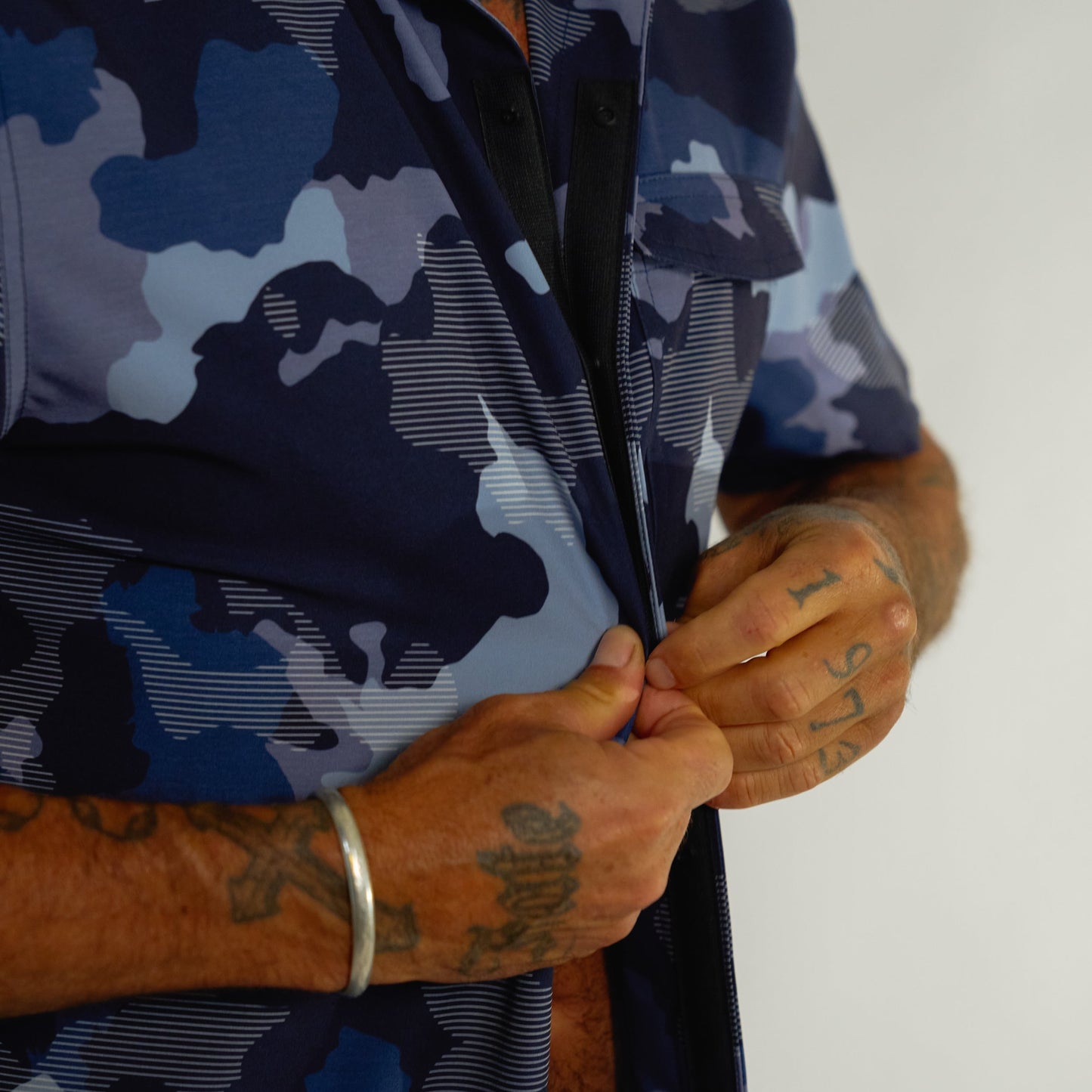Neptune UPF50+ Boardshirt - Sea Camo Marine
