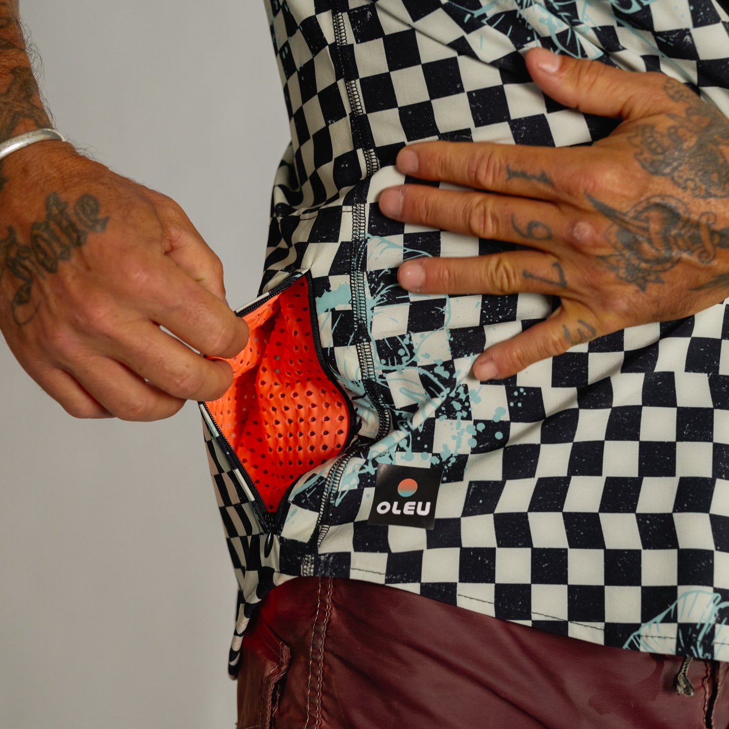 Neptune UPF50+ Boardshirt - Punk Splash Salt