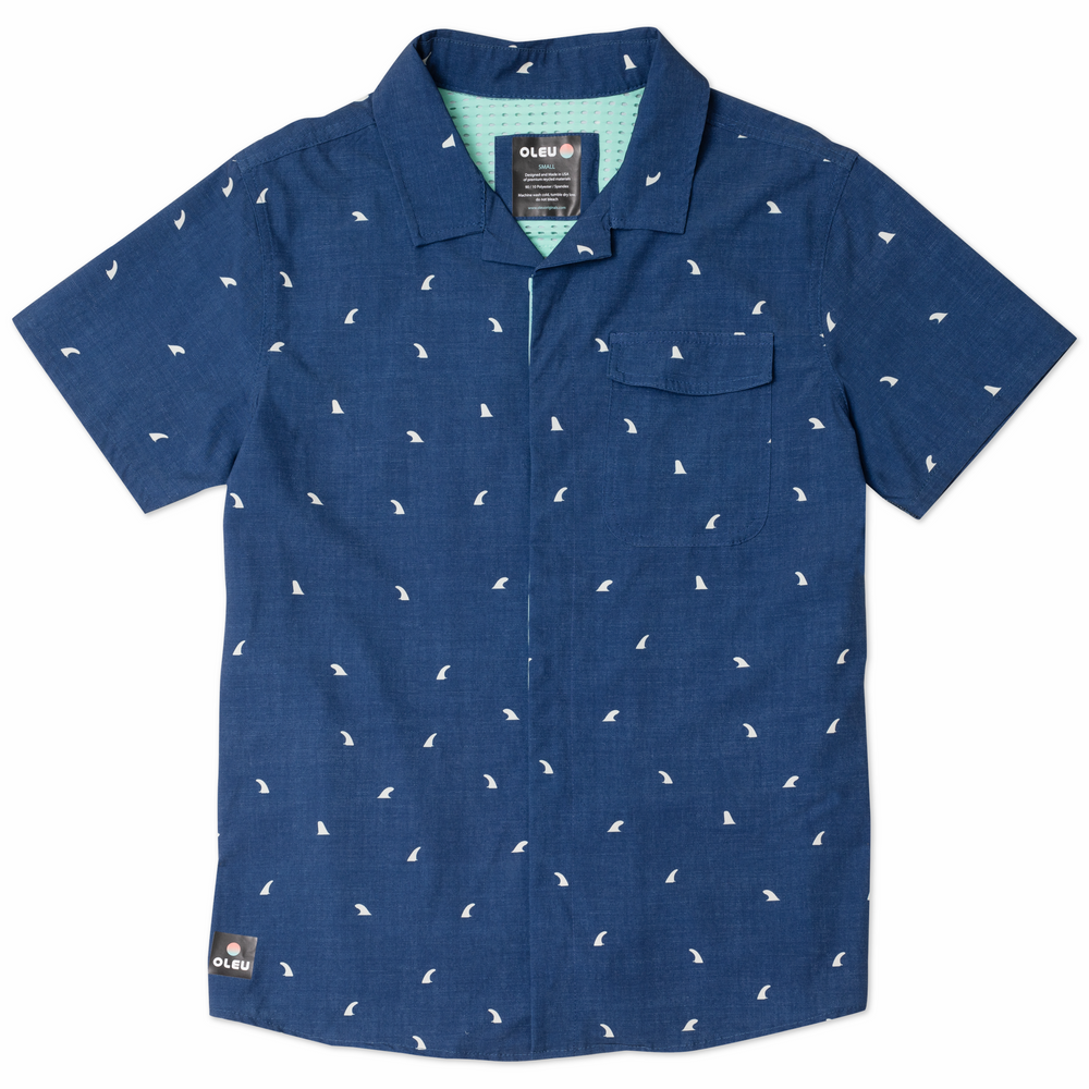 Neptune UPF50+ Boardshirt - Finblast Navy