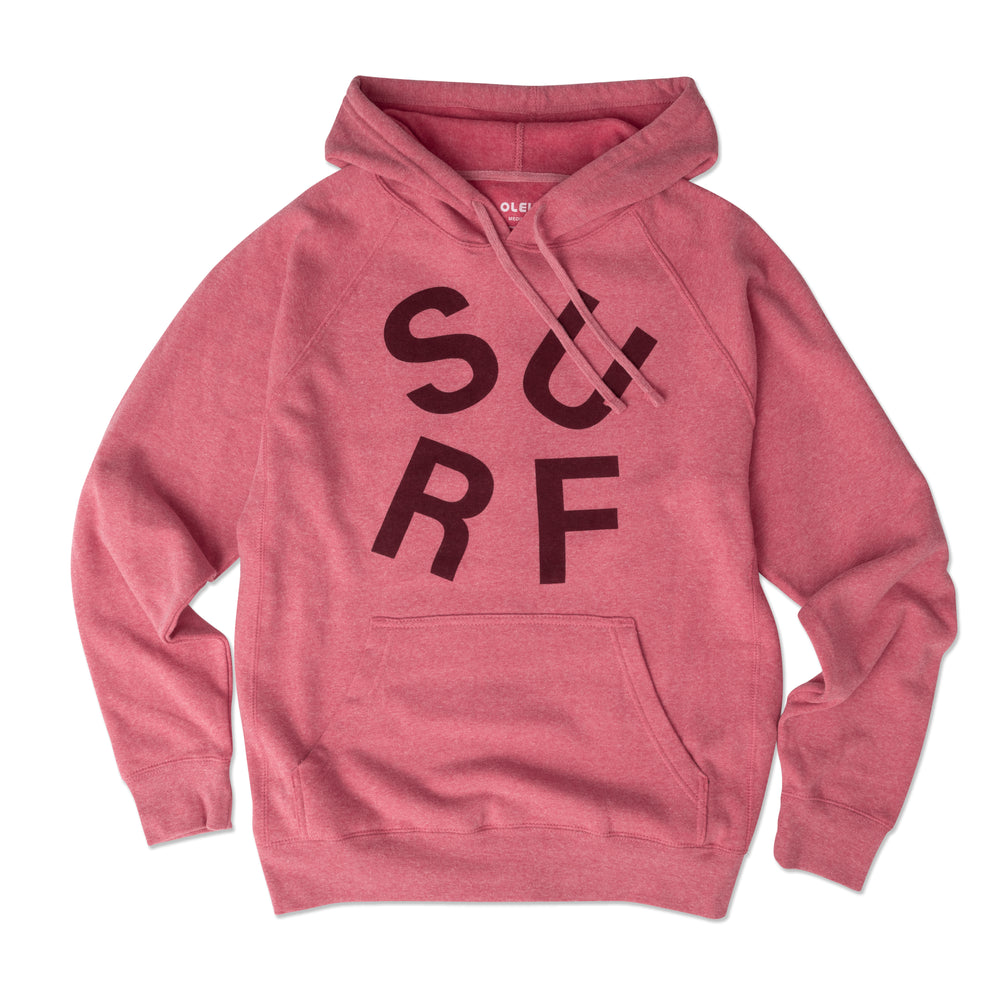 SURF SCRAMBLE HOODIE - CORAL