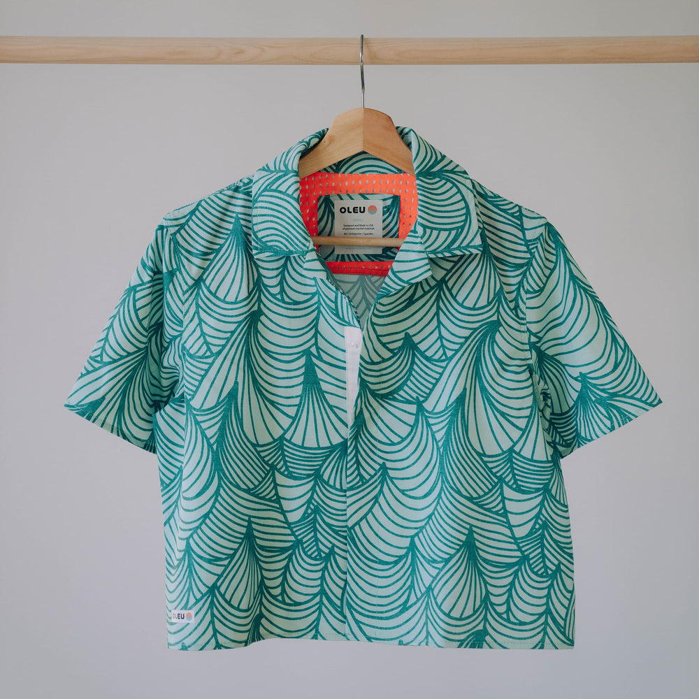 
                  
                    SIREN CROPPED UPF50+ BOARDSHIRT - Waves Seafoam
                  
                