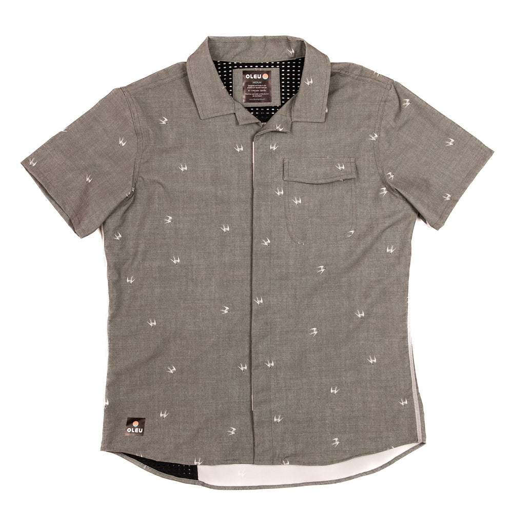 NEPTUNE UPF50+ BOARDSHIRT - Seabirds Charcoal