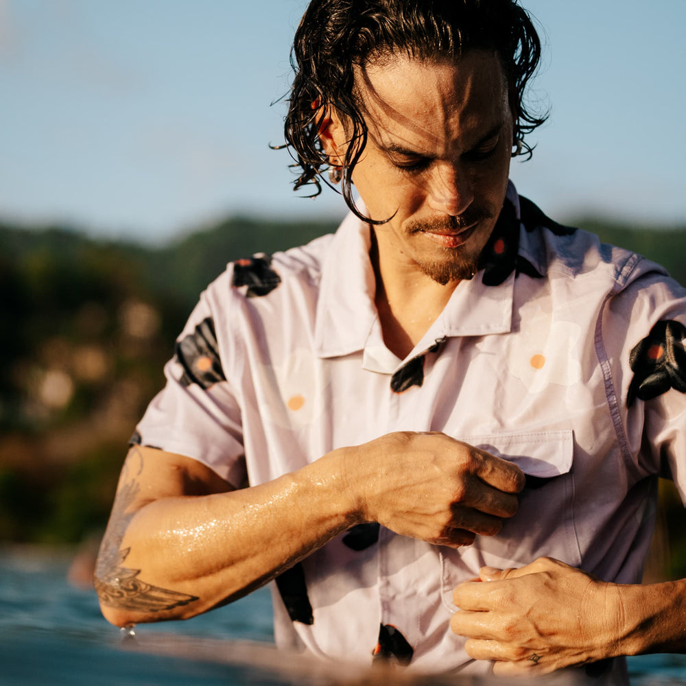 Neptune UPF50+ Boardshirt - Floaters Orchid